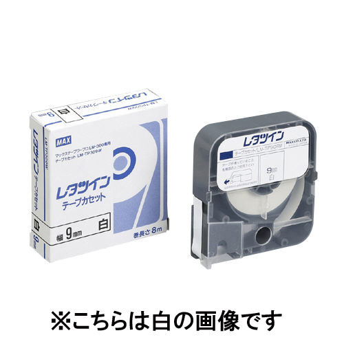 MAX(マックス) チューブマーカー レタツイン テープカセット(透明) LM-TP309T【a14003】