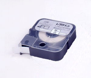 MAX（マックス）　チューブマーカー　レタツイン　テープカセット（白）　LM-TP312W【a14005】