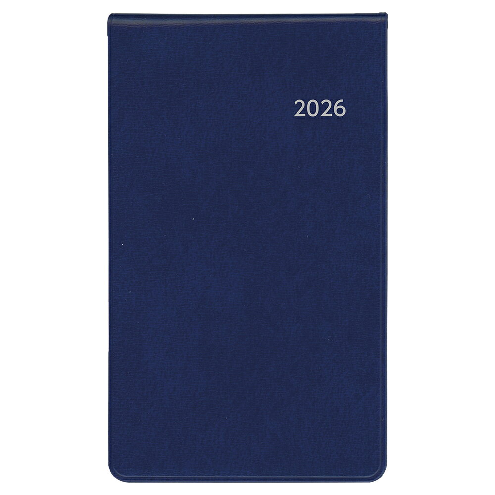 【2026年1月始まり】 ダイゴー 手帳（ダイアリー） アポイント 文字大 1Mホリゾンタル 縦開 ネイビー/ネイビー/E8315 マンスリー/1ヶ月横罫△ビジネスダイアリー 【a166796】仕事用 2026 令和8年 開きやすい 使いやすい 書きやすい 定番