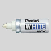 ◎ぺんてる ホワイト(太字) X100W-WD【2202678】 ◎ぺんてる ホワイト(太字) X100W-WD【2202678】