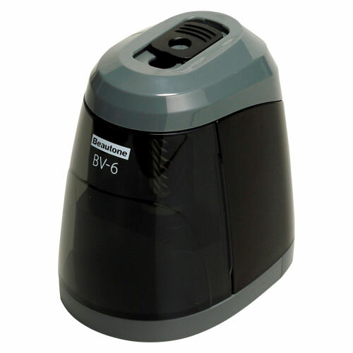 ビュートンジャパン　コンパクト電動鉛筆削り器　BV-6（ブラック）【a22839】