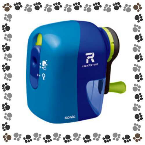 【2017年日本文具大賞受賞】ソニック　トガリターン 手動鉛筆削り機 EK-7022-B ブルー