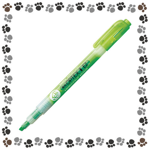☆ゼブラ　蛍光オプテックス1　EZ＜カートリッジ式＞　WKS11-G/緑【a18448】