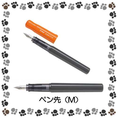 ☆パイロット　万年筆　カクノkakuno（ペン先：M）FKA-1SR-OM/オレンジ【2056844】