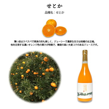 【500円OFFクーポン配布中!】田縁農園 無添加100% せとかジュース720ml 3本セット 愛媛県産/みかんジュース/オレンジジュース/夏特集