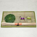 お盆飾り用 真菰(まこも)・おがら(麻がら)セット 大 巾約60.5cm×奥行約30cm【お盆用品 仏具 お盆 お盆飾り用品 新盆 初盆 盆棚 精霊棚 祭壇 仏...