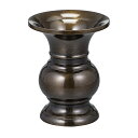 仏具 花立 (京丸型) 2.5寸 高さ7.9cm×口径6cm【送料無料】【お盆用品 仏具 お彼岸 仏壇用 高級 特選仏具 仏具 花立て 花瓶 華瓶 お花 真鍮製...