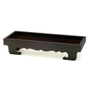 仏器膳 黒檀製 7寸 巾21cm×奥行8cm【送料無料】【お盆用品 仏具 お彼岸 仏壇用 唐木仏具 仏器台 御膳 お膳 仏具台 紫檀製】