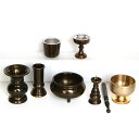 特選仏具セット 特小 仏壇高さ38cm〜50cm用 【送料無料】【お盆用品 仏具 お彼岸】
