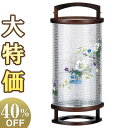 【盆提灯・盆ちょうちん】お盆提灯 回転行灯有楽(うらく)花鏡 1507(一個) 高さ57cm×巾25cm【送料無料】【お盆用品 仏具 モダン提灯 ミニ コンパク...