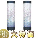 【盆提灯・盆ちょうちん】お盆提灯 回転行灯 夢想の灯り1号 U201-2 一対セット(2個) 高さ51cm×巾13cm【送料無料】【お盆用品 仏具 盆提灯 モダ...