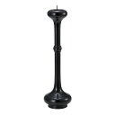 【寺院用仏具】寛通型 火立(ローソク立て・燭台) 黒色 9寸付 高さ39.6cm×火皿外径8.4cm【送料無料】【お盆用品 仏具 お彼岸 ろうそく立て 寺院仏具...