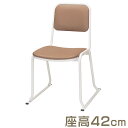 【寺院用仏具】本堂用お詣り椅子 SH-420 (スチールパイプ製) 巾48cm×奥行50cm【送料無料】【お盆用品 仏具 お彼岸 寺院用椅子 本堂椅子 寺院仏具...