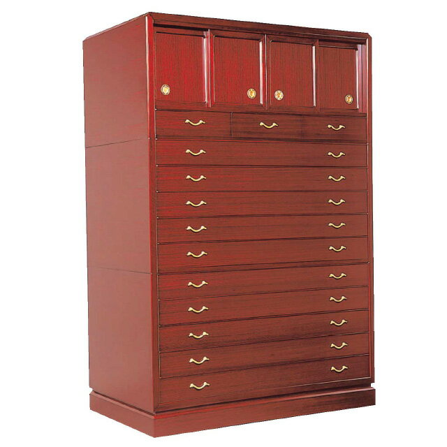 奥深型 法衣箪笥 巾123.5cm×奥行73cm×高さ186cm 法衣タンス 花梨材 日本製【送料無料】【設置無料】【..