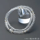 【特選腕輪念珠】 数珠 ブレスレット 108珠 本水晶 みかん玉 カット本水晶仕立【送料無料】【正式 本式 数珠ブレスレット メンズ 男性用 紳士用 レディース...