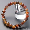 【特選腕輪念珠】 数珠 ブレスレット 赤苔瑪瑙 8mm玉 【送料無料】【天然石 数珠ブレスレット メノウ モスアゲート メンズ 男性用 レディース 女性用 数珠...
