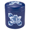 骨壷(骨壺) 瑠璃花 5寸 高さ約18cm×胴径約15cm 【送料無料】【仏具 骨つぼ 分骨つぼ 分骨壷 分骨壺 手元供養 お墓 納骨 遺骨 お骨入れ 埋葬 墓...