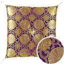 御前座布団 新金通 紫 横67cm×縦68cm【送料無料】【お盆用品 仏具 お彼岸 仏壇用座布団 仏 ...