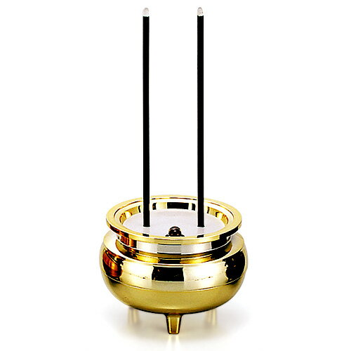 安心のお線香 金色 ミニ 高さ11.5cm×直径5.5cm【お盆用品 仏具 お彼岸】