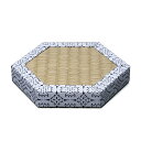 六角畳台(タタミ) 9寸 直径(辺〜辺)27cm×高さ5cm【送料無料】【お盆用品 仏具 お彼岸 本畳 鉦吾・鉦鼓・伏鉦・叩鉦・鉦 仏壇用・寺院用仏具 念仏・御...