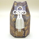 分骨袋(六角) シルビア小花 紫 高さ15cm×巾9.3cm 手元供養【送料無料】【お盆用品 仏具  ...