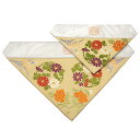 打敷 唐織花柄 50代 巾33cm×高さ20cm 【送料無料】【お盆用品 仏具 お彼岸 正月 三角打敷 内敷 うちしき 正絹唐織製 打ち敷き お盆 お盆飾り 仏...