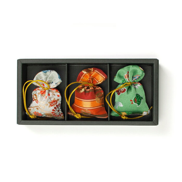 【多様にご使用できる匂い袋】【松栄堂匂い袋】【みやこ匂い袋】【3個セット/お香/ギフト】匂い袋 誰が袖 みやこ 詰め合わせ(3個入)