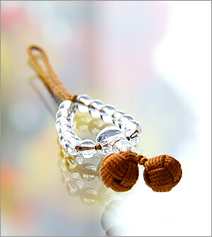 【天然石 携帯ストラップ】 水晶丸玉 金茶【楽ギフ_包装選択】