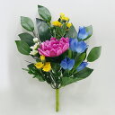 《和風調造花》【仏壇用造花 造花キク 造花30cm 造花 菊 仏花 造花大 仏壇用 墓用 造花E（全長30cm）