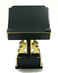 《黒塗りがきれいな見台》押え付 見台(黒) 3.5号