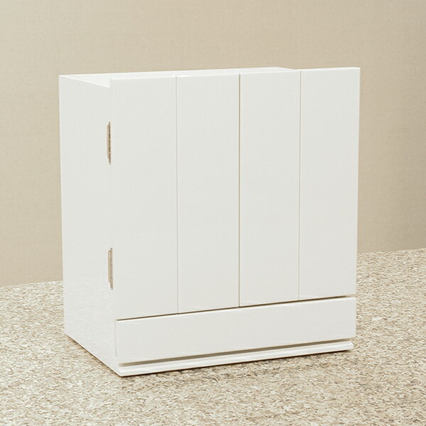 【リビング仏壇／ミニ仏壇】【仏壇　白色／ホワイト仏壇／手元供養】【仏壇コンパクト／送料無料】【中央のみご本尊置軸つき】小型仏壇 ナンシー