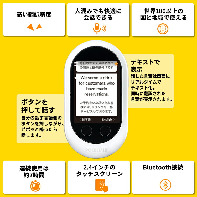 【レンタル】延長専用 Pocketalk W 30日ンタル期間 延長プラン レンタル プラン ポケトーク W pocketalkw 翻訳機 即時翻訳 往復送料無料 pocketalk 新型 74言語対応