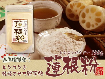 【国産100%】【無添加】れんこんパウダー 蓮根粉 100g×2袋セット 送料無料 熊本県産 れんこん 粉末 れんこん粉 レンコン粉 レンコンパウダー 蓮根 国産 パウダー 2018 お歳暮 お年賀 プチギフト お茶 ギフト 節蓮根 節レンコン