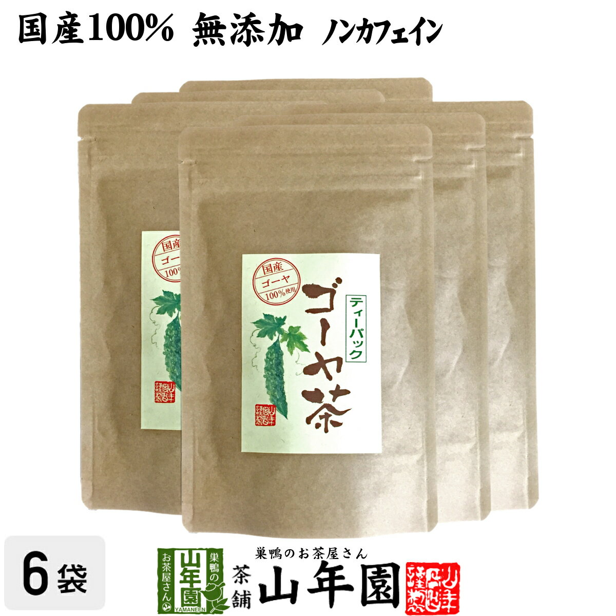 【国産100 】ゴーヤ茶 ゴーヤー茶 宮崎県産 1.5g×20パック×6袋セット 送料無料 ティーパック 健康茶 ティーバッグ ギフト プレゼント 内祝い お返し 母の日 父の日 プチギフト 2024 お茶 男性 女性 父 母 贈り物 お土産 お祝い 誕生日 祖父 祖母 お礼