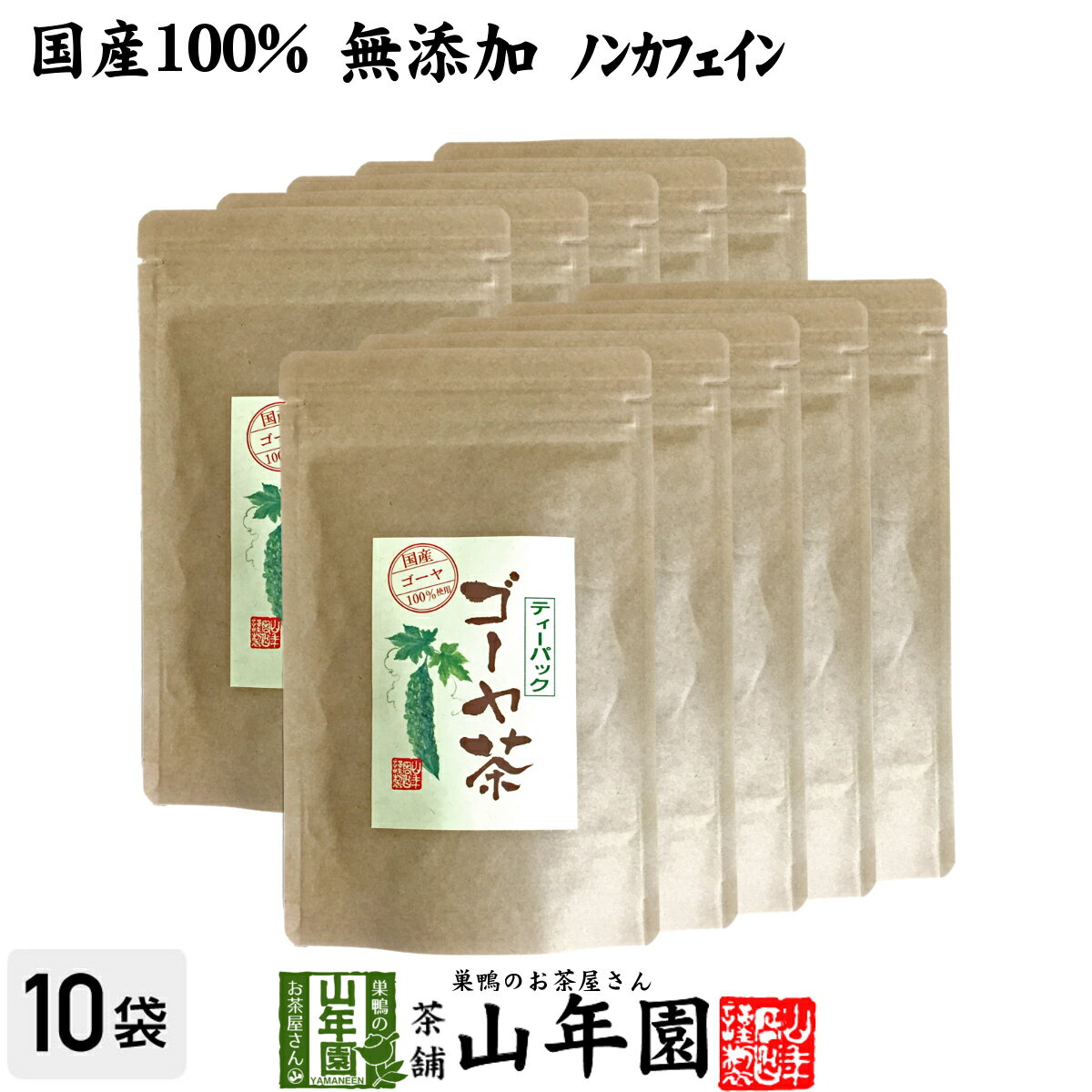 【国産100 】ゴーヤ茶 ゴーヤー茶 宮崎県産 1.5g×20パック×10袋セット 送料無料 ティーパック 健康茶 ティーバッグ ギフト プレゼント 内祝い お返し 母の日 父の日 プチギフト 2024 お茶 男性 女性 父 母 贈り物 お土産 お祝い 誕生日 祖父 祖母 お礼