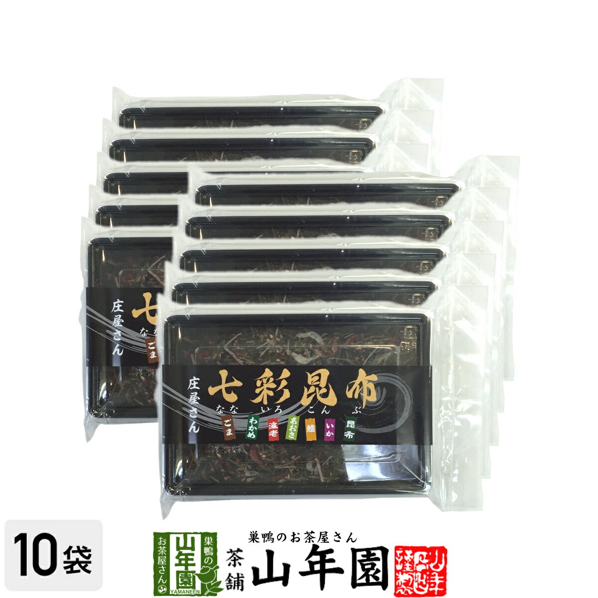 商品名 七彩昆布 商品区分 食品 内容量 100g×10袋 原材料名 昆布加工品(昆布、醸造酢、その他)、わかめ加工品(乾燥わかめ、砂糖、ごま、その他)、砂糖、ごま加工品(いりごま、梅肉、梅肉パウダー、梅酢、その他)、ごま、魚肉加工品(魚肉すり身、でん粉、いか、その他)、干しエビ(アキアミ)、ネギ、調味料(アミノ酸等)、甘味料(ソルビトール、ステビア、甘草)、加工デンプン、香料、酸味料、着色料(赤102)、卵殻Ca、(原材料の一部に小麦、乳成分、大豆を含む) 使用方法 温かいご飯に乗せて召し上がりください。 使用上の注意 開封後はお早めに召し上がりください。 保存方法 常温保管してください。高温多湿、直射日光は避けて保管してください。 賞味期限 製造日より約3ヶ月 販売事業者名 有限会社山年園〒170-0002東京都豊島区巣鴨3-34-1 店長の一言 温かいご飯に乗せて召し上がってください。何杯でも食べれちゃいます(^-^) 類似商品はこちら七彩昆布 100g×3袋セット 送料無料 4,500円七彩昆布 100g×2袋セット 送料無料 3,200円七彩昆布 100g×6袋セット 送料無料 7,800円七彩昆布 100g 送料無料 佃煮 つくだ1,700円庄屋さんのコリコリわかめ 160g×10袋セッ11,800円庄屋さんのコリコリわかめ 160g 送料無1,700円庄屋さんの山ごぼうときくらげ 150g×10袋11,800円庄屋さんのコリコリわかめ 160g×6袋セット7,800円庄屋さんのコリコリわかめ 160g×2袋セット3,200円新着商品はこちら2024/5/6味わいしじみ 45g×2袋セット 送料無料2,400円2024/5/6甘夏柑スティック 100g×2袋セット 国産2,600円2024/5/6沢田の味 手間いらず鉄砲漬 80g×10袋セッ9,900円再販商品はこちら2024/5/17タラの木皮茶 100g×10袋セット 南九州産13,200円2024/5/17しいたけ 粉末 無添加 70g 送料無料 1,700円2024/5/17タラの葉茶 無農薬 100g 宮崎県産 送1,900円2024/05/18 更新