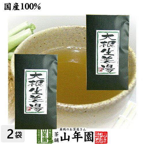 【高知県産生姜】【大容量600g】大根生姜湯 300g×2袋セット 送料無料【ギフト用外袋】 しょうがパウダ..