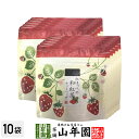 国産 静岡県産 紅ほっぺ(いちご)の和紅茶 10g(2g×5)×10袋セット ティーパック ティーバッグいちご紅茶 ストロベリーティー 送料無料 健康茶 妊婦 ...