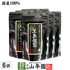 【国産】黒烏龍茶 48g（4g×12）×6袋セット純国産 静岡県産茶葉を使用 烏龍茶重合ポリフェノール 健康 送料無料 国産 緑茶 母の日 父の日 ギフト プレゼント プチギフト お茶 内祝い 2024 還暦祝い 父 母 贈り物 香典返し 挨拶 お土産 お祝い 誕生日