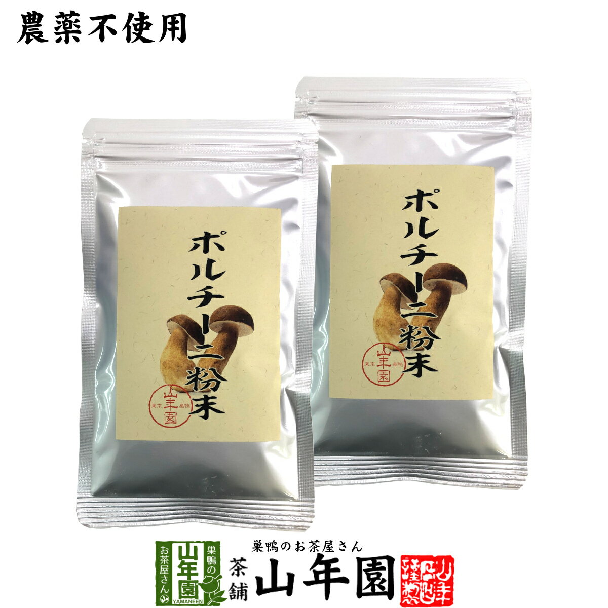 【本場イタリア産無農薬100%】 ポルチーニ茸の粉末 40g×2袋セット 無農薬で栽培されたポルチーニ茸を温風乾燥させて粉末に 健康 送料無料 緑茶 ダイエット...