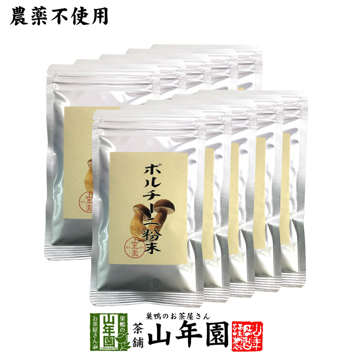 【本場イタリア産無農薬100%】 ポルチーニ茸の粉末 40g×10袋セット 無農薬で栽培されたポルチーニ茸を..