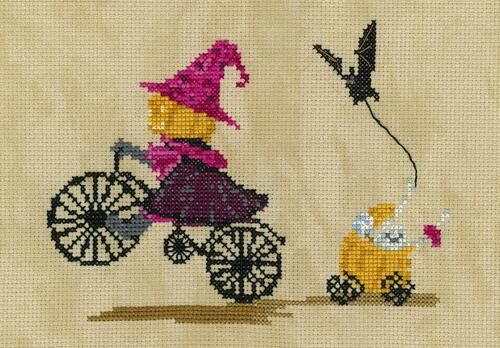 【Brodees】クロスステッチ刺繍キット K232 HALLOWEEN 初級～中級者向き