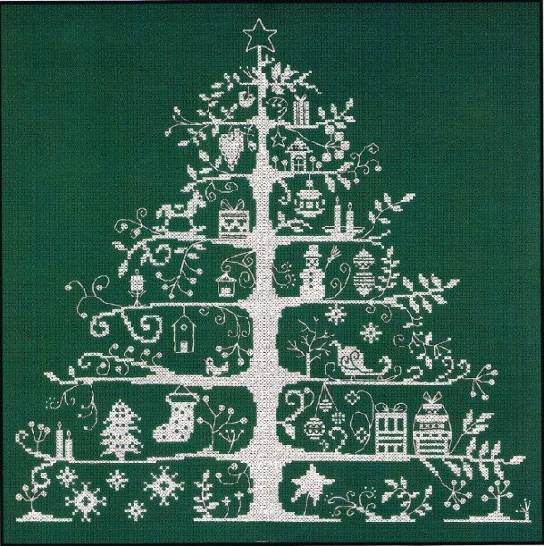 【DMC】クロスステッチ 刺繍キット JPBK557G クリスマスツリー （グリーン） 【あす楽】【メール便可】
