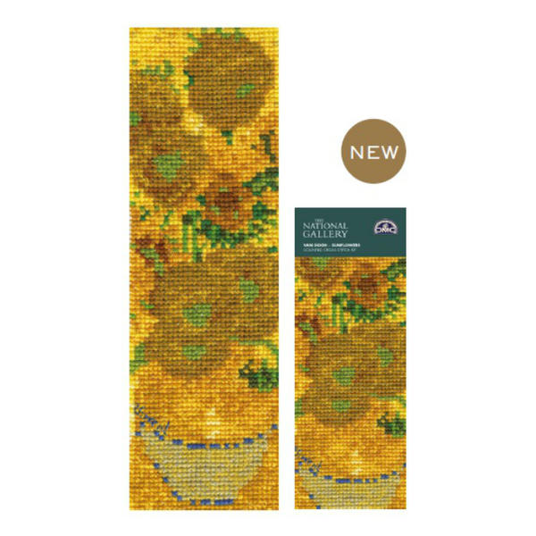 【DMC】 クロスステッチ 刺繍キット BL1116/71 ヴァン ゴッホ 「ひまわり」 Van Gogh「Sunflowers」 ブックマーク（しおり） 【あす楽】