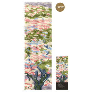 ※在庫限り【DMC】クロスステッチ 刺繍キット BL1150/73 ウィリアム・ジャイルズ 「花の木」Cherry Blossom ブックマーク(しおり) 【あす楽】
