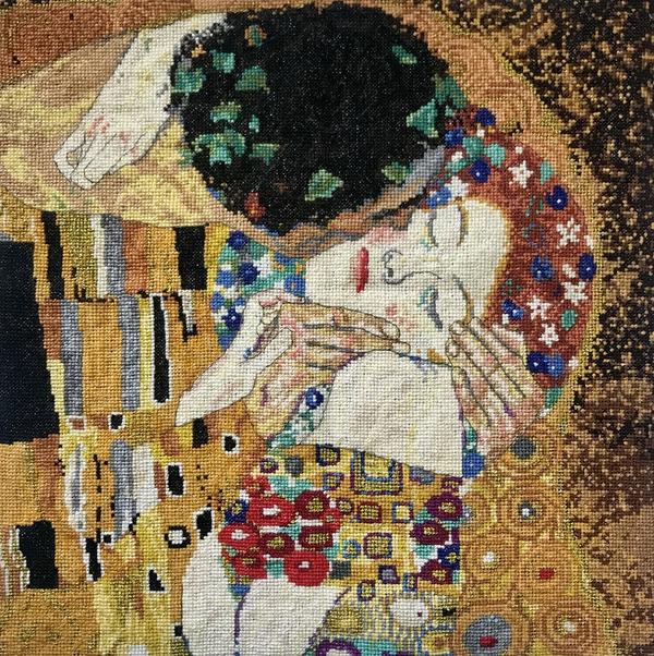  クロスステッチ 刺繍キット BK1811 THE KISS 『接吻』 Gustav Klimt 