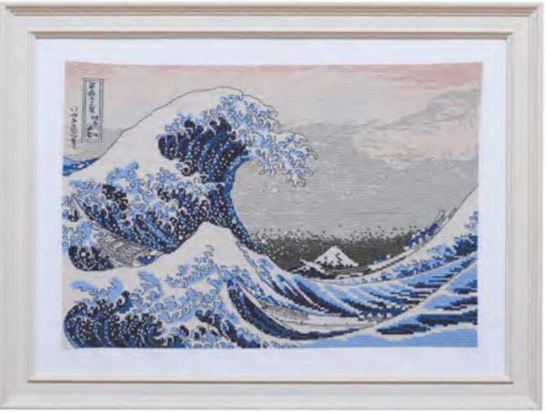 【DMC】クロスステッチ刺繍キット BL1145/73 葛飾北斎 「神奈川沖波裏」The Great Wave（冨嶽三十六景）【あす楽】【送料無料】