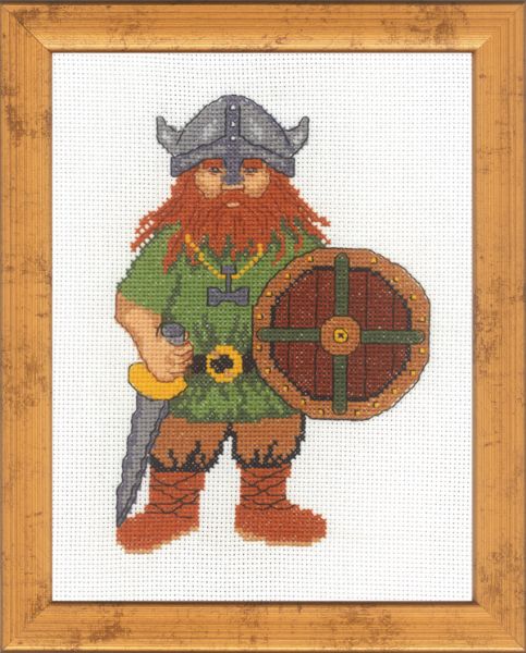 【Permin of Copenhagen】クロスステッチ刺繍キット Wiking 92-1539 バイキング（ペルミン・デンマーク）【メール便発送可】