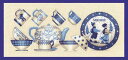 ★数量限定セール★ 刺繍キット 1039 Blue tableware