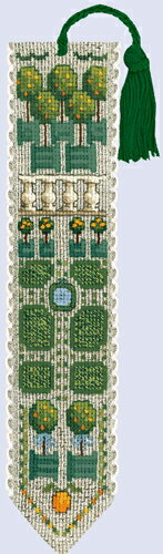  刺繍キット 4527 Marque-Page Orangerie Grand Siecle　ベルサイユ宮殿 オランジュリー　ブックマーク（しおり） 